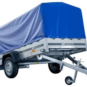 Langer PKW-Anhänger Garden Trailer 264 KIPP mit Hochplane, Spriegel und Stützrad-Neu