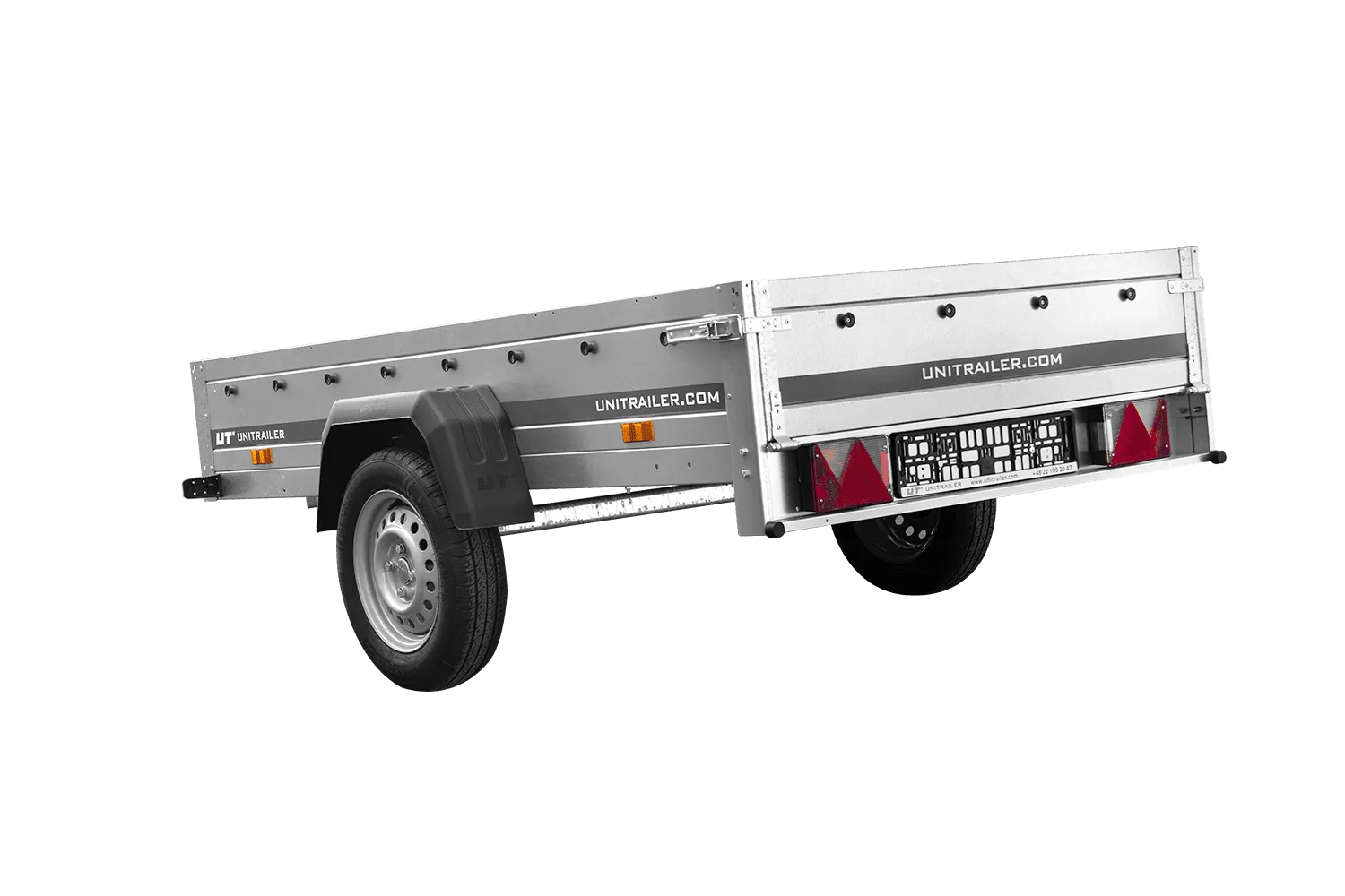 Einachsanhänger Unitrailer Garden Trailer 230 FD 230 x 125 cm mit Starrdeichsel 750 KG-Neu – Image 6