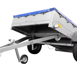 Garden Trailer 201 KIPP mit Flachplane, Stützrad und Planenträgern-Neu