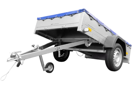 Garden Trailer 201 KIPP mit Flachplane, Stützrad und Planenträgern-Neu