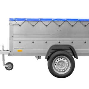 Kippbarer Pkw Anhänger Garden Trailer 200 KIPP mit zusätzlichen Bordwänden, Stützrad und Flachplane-Neu