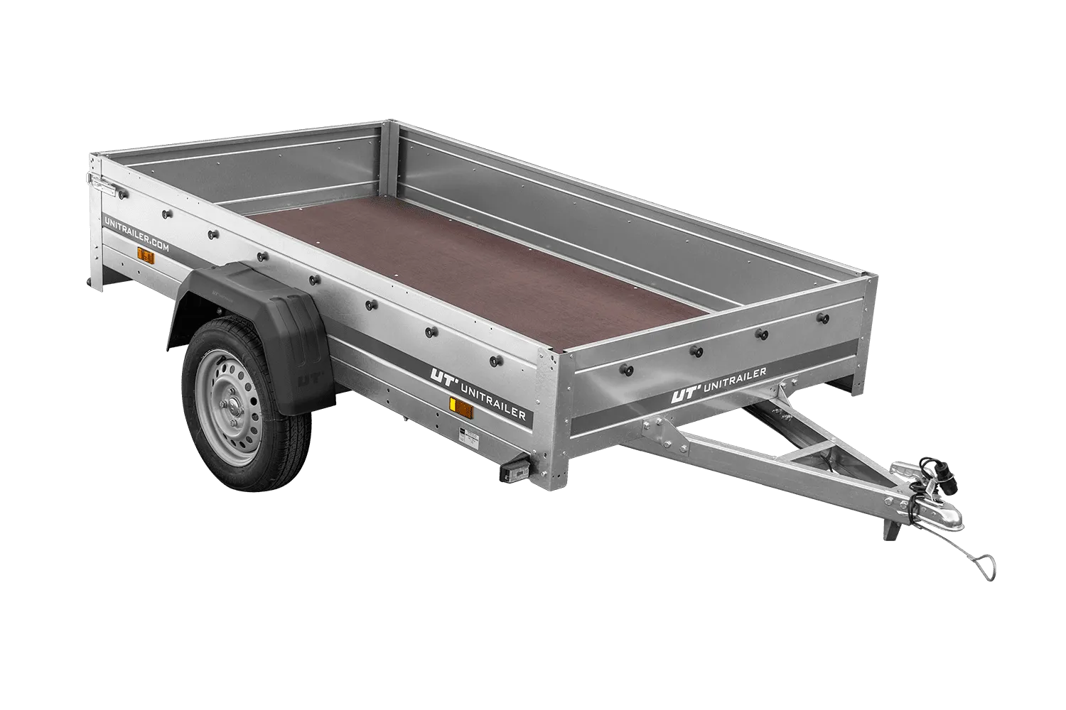 Einachsanhänger Unitrailer Garden Trailer 230 FD 230 x 125 cm mit Starrdeichsel 750 KG-Neu