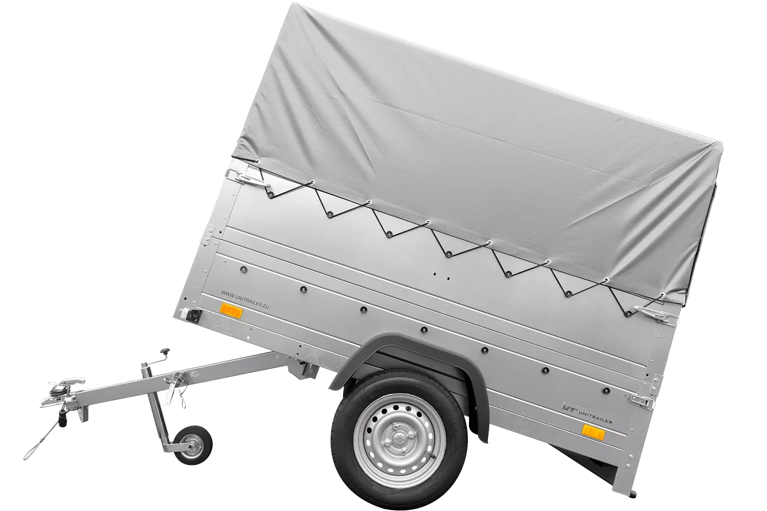 Kipper ungebremst Garden Trailer 200 KIPP mit zusätzlichen Bordwänden, Stützrad, Hochplane und Hochspriegel-Neu – Image 2