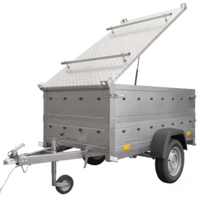 Anhänger mit Deckel Garden Trailer 200 KIPP 200×106 cm 750 kg-Neu