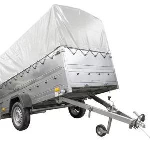 Kfz Anhänger mit Plane GARDEN TRAILER 264 KIPP [mit Stützrad, zusätzlichen Bordwänden, Hochplane und Hochspriegel]-Neu